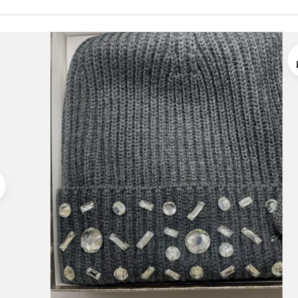 Kate Spade Jeweled Hat And Gloves Set New In Gift Box